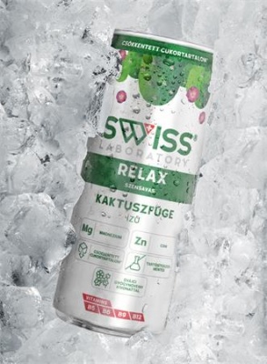 Üdítőital, szénsavmentes, 250 ml, SWISS "Relax"