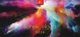 Naptár, asztali, álló, DAYLINER "Színek világa"