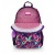 Hátizsák, iskolatáska, cipzáras, GABOL "Kokoro", lila, szívek